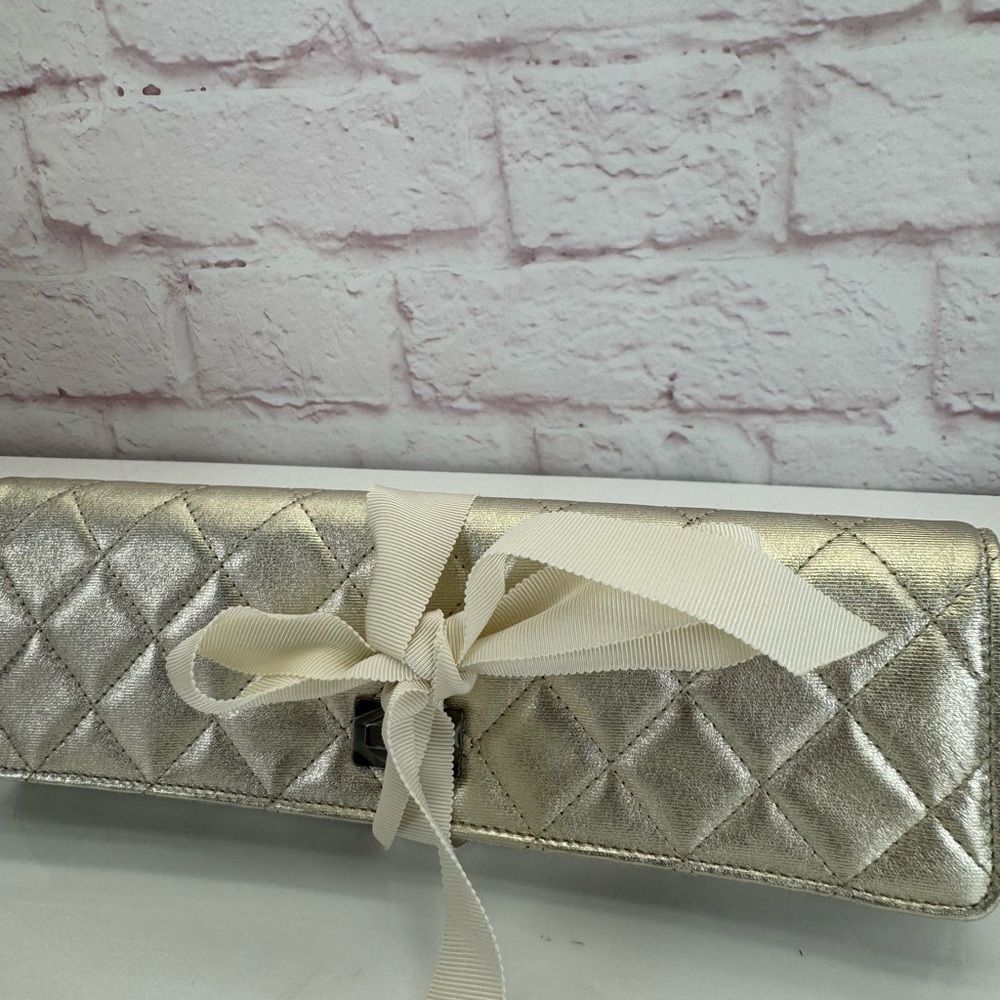 Chanel New Ruthenium Quilted Clutch Jewelry Bag - Picture 2 of 16